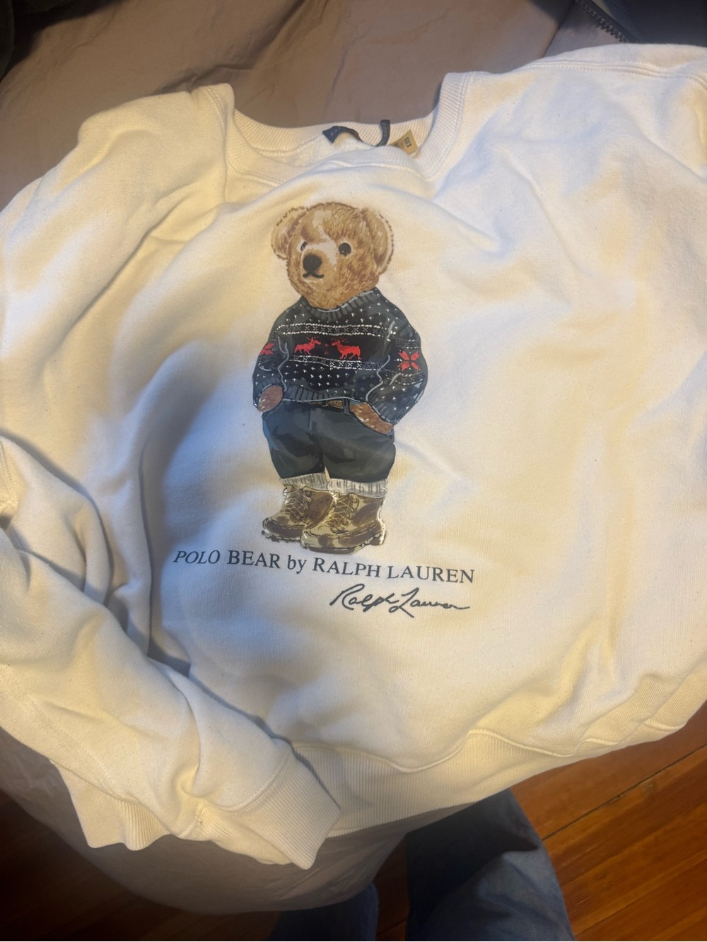 Women’s polo bear sweatshirt